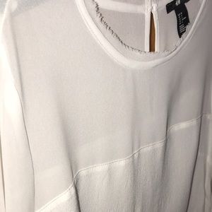 Sheer White blouse